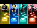 Cartoon Cat vs Cartoon Dog vs Bendy vs Cursed Thomas - Tiles Hop EDM Rush