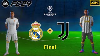 EA SPORTS FC 24 - REAL MADRID vs. JUVENTUS - UEFA CHAMPIONS LEAGUE FINAL - PS5™ [4K]