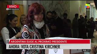Vota Cristina Fernández de Kirchner