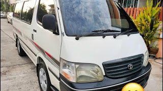 #รถมือสองlittlecar ขายรถตู้ Toyota Hiace หัวจรวด ปี 2003 ❌❌ขายแล้วคะ