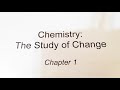 chemistry 042.. chapter 1.. study of change