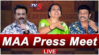 LIVE : Jeevitha Rajasekhar and Naresh Press Meet on MAA Elections 2021 | TV5 News