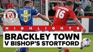 HIGHLIGHTS  Brackley Town 1 - 0 Bishop's Stortford - 15th August 2023