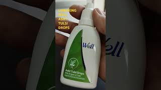 UNBOXING WELL ASHT TULSI DROPS .FIGHT INFECTIONS. CONTACT 9967466648 FOR ORDERS AND MEMBERSHIP.