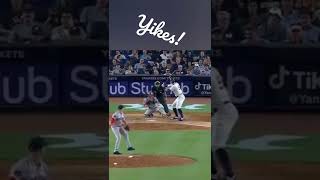 MLB | A strikeout, below the plate. #aaronjudge