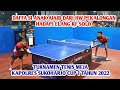 Daffa HW Pekalongan vs Elang RF Solo ||| Turnamen Tenis Meja Kapolres Sukoharjo Cup 1 Tahun 2022