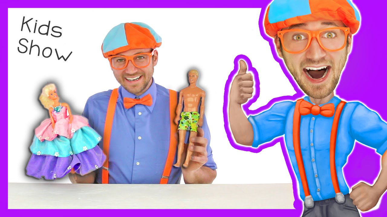 The Learn Colors For Toddlers During The Blippi Toys Fashion Show - YouTube