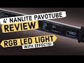 NanLite PavoTube RGB Tube Lights (Cheaper Quasar Science LED Alternative Review for Video)