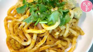 Rice noodle salad နန်းကြီးသုပ်