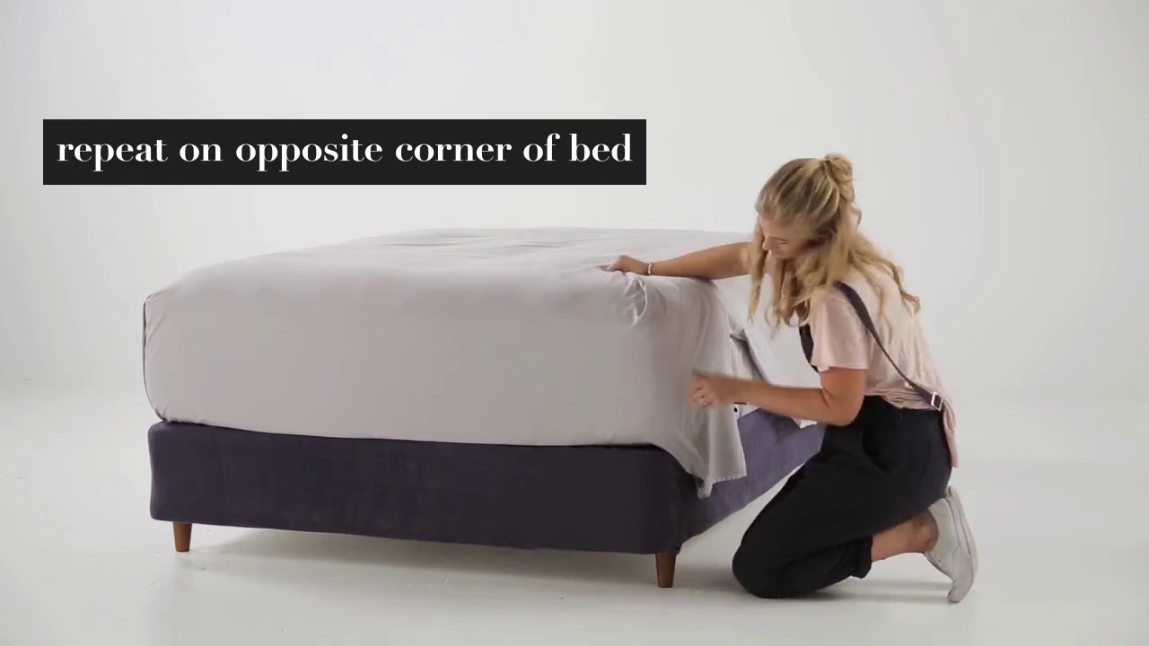 How To Achieve Perfect Hospital Corners | Linen House - YouTube