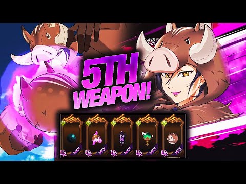 HER 5TH WEAPON! NEW INFINITY MERLIN BOAR OUTFIT! Seven Deadly Sins: Grand Cross