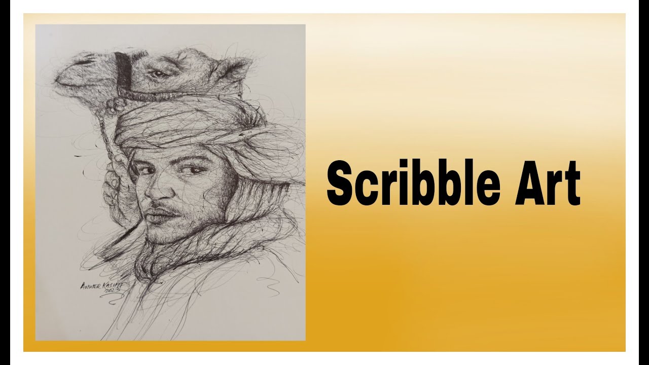 Scribble Drawing Best Tutorial Youtube