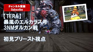 【TERA】暴風のエルカラス号3NMダルカン戦プリースト視点