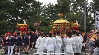 平成27年度 御坊祭 本祭 神輿 上組 濵之瀨組 御戻り① 2015.10.5