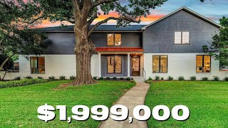 TOUR A $1.9M TRANSITIONAL HOME | Texas Real Estate | Dallas, Tx | Dallas Realtor | DISNEY STREETS