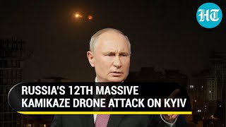 Russia attacks Kyiv with 36 Kamikaze drones; Putin's bid to exhaust Ukrainian Air Defences