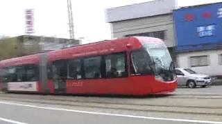 【路面電車動画】万葉線４１　ＬＲＶ　ＭＬＲＶ１０００形