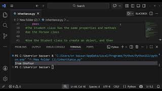 (23) Inheritance in Python | Python for Beginners Tutorial 2026