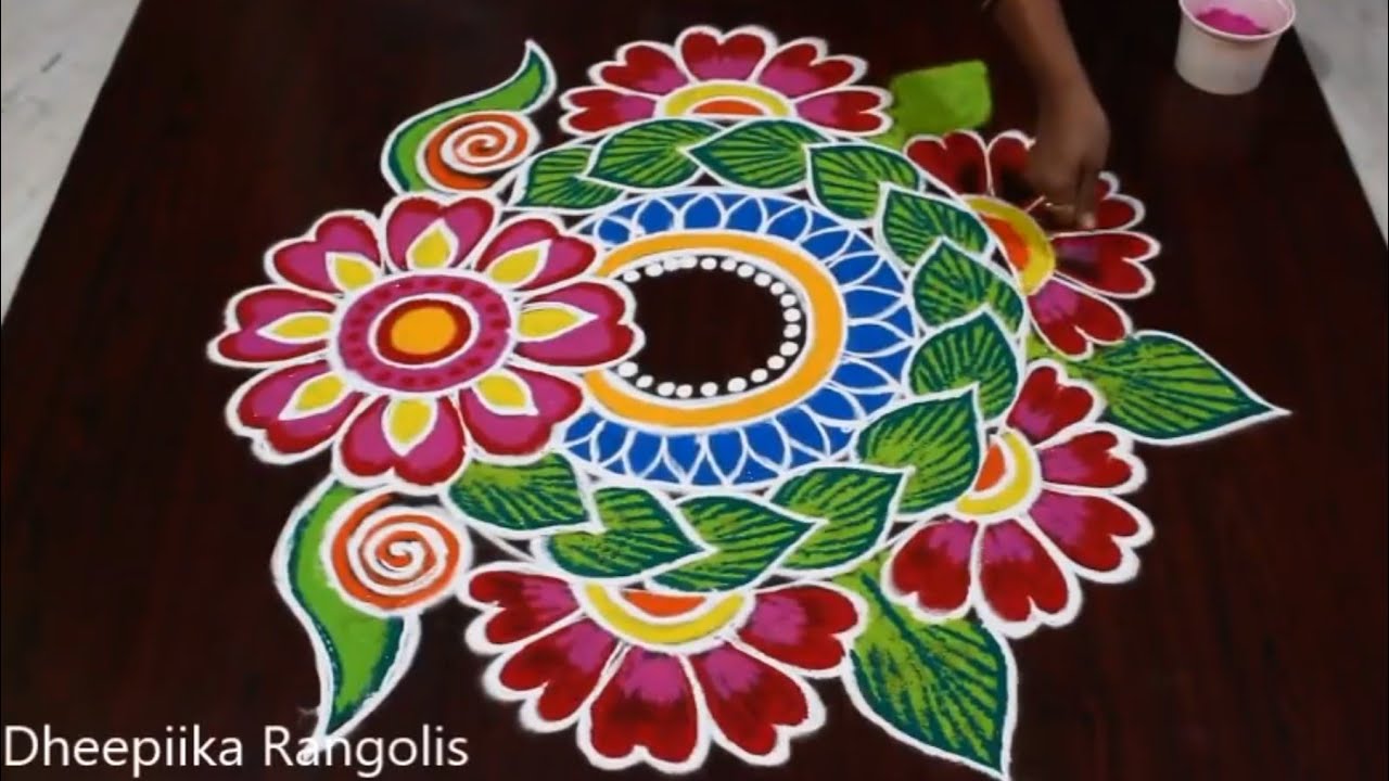 Sankranthi Muggulu Designs Latest Sankranthi Special Rangoli Design Talk