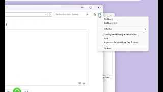 Configuration et utilisation de l'historique des fichiers sous Windows