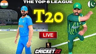 India vs Pakistan The Top 6 League 5th T20 Match - Cricket 22 Live - RtxVivek