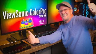 Best 10 Bit Editing Display of 2023? | ViewSonic ColorPro VP3256-4k Monitor