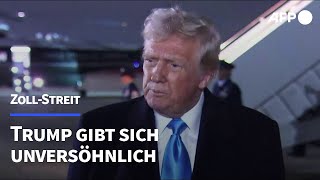 Trump gibt sich bei Zöllen unversöhnlich | AFP