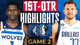 Minnesota Timberwolves vs. Dallas Mavericks - Game 2 Highlights 1st-QTR | WCF | 2024 NBA Playoffs