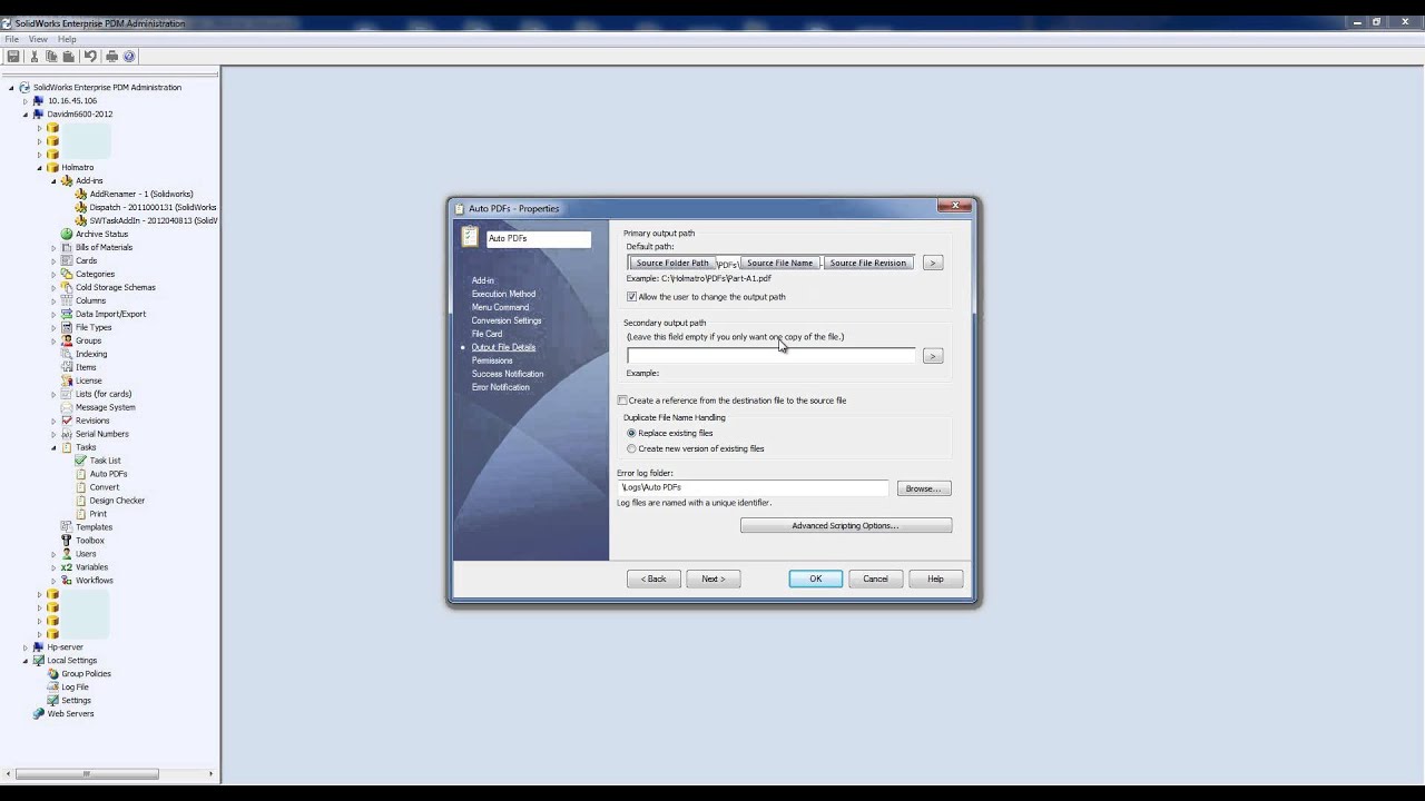 Pdf Task Creation In Enterprise Pdm Youtube