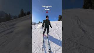 Skiing in the swiss alps. Gstaad 🇨🇭#skiing #switzerland #snow