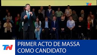SERGIO MASSA I "Voy a dejar cada gota de sudor para garantizar el triunfo de UxP en la Argentina"