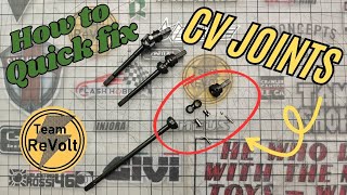 How to:  quick fix - CV joints shafts for F9 AE isokinetic axles