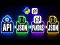 🔄 API → JSON → PANDAS → JSON in PYTHON (Full Workflow)