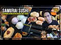 SUSHI HITAM PERTAMA di MALAYSIA 😱 (Mukbang Malaysia) Samurai Sushi