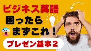 【ビジネス英語👓】プレゼンに関するフレーズを徹底攻略 - Business English #2