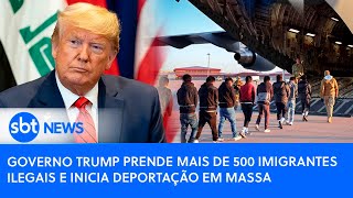 🔴PODER EXPRESSO | Governo Trump prende mais de 500 imigrantes ilegais e inicia deportação em massa