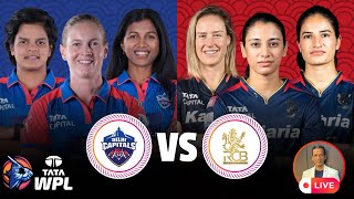 DC vs RCB Face Off | Tata WPL 2025 | Live with Jani🔴