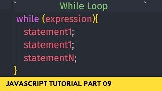Understand Looping with While Loop - JavaScript Tutorial Part - 09