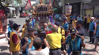 《溫王爺遶境抵達安海街會館》東港七角頭安海街恭請~溫府千歲至安海街會館安座