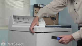 Washer Repair- Replacing the Lid Hinge (Whirlpool Part #35-2044)