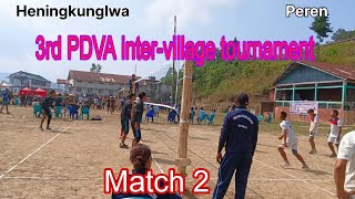 3rd PDVA inter-village tournament Heningkunglwa vs Peren|| 2nd match Peren Nagaland