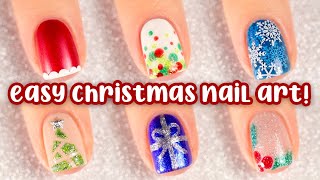 SIMPLE \u0026 EASY Christmas Nail Art Designs Compilation || KELLI MARISSA