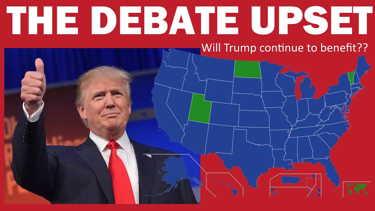 THE SECOND DEBATE UPSET | Donald Trump Leads Polls With A Record Margin ...