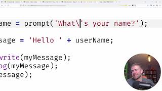 Variables in JavaScript - Intro to Web Development Fall 2024