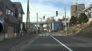 美園西岡線[#札幌市 1080p 車載動画 2019ドライブ]：澄川通交点～水源池通交点