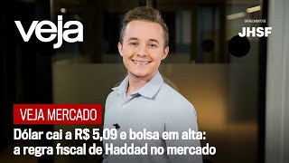 VEJA Mercado | Dólar cai a R$ 5,09 e bolsa em alta: a regra fiscal de Haddad no mercado