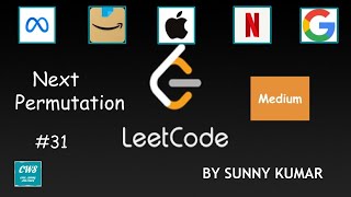 Next Permutation | Two Pointers | Array | 31 LeetCode | Day 03
