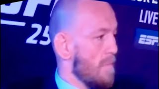 Conor McGregor trying to get translated into closed captioning. Epic fail. UFC & Dana white joke