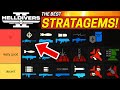 The OFFICIAL Best Stratagems Tier List in Helldivers 2!