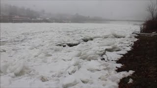 Ice \u0026 Fog Along the Allegheny River in Parker, Foxburg, \u0026 East Brady.